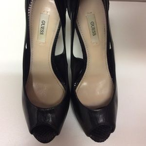 Guess Peep Toe Pumps